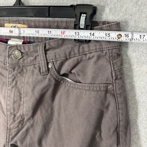 Blue Mountain Pant Womens 10 Flannel Lined Insulated Thermal Warm Red Soft 31x28 - Picture 6 of 13